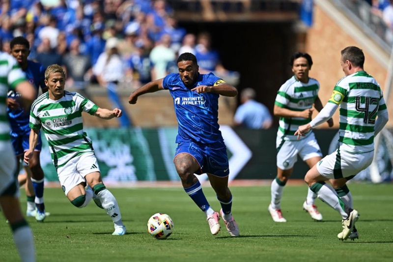 Chelsea không có thế trận tốt trước Celtic.