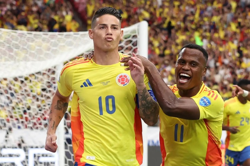 James Rodriguez vừa có màn trình diễn thuyết phục tại Copa America.