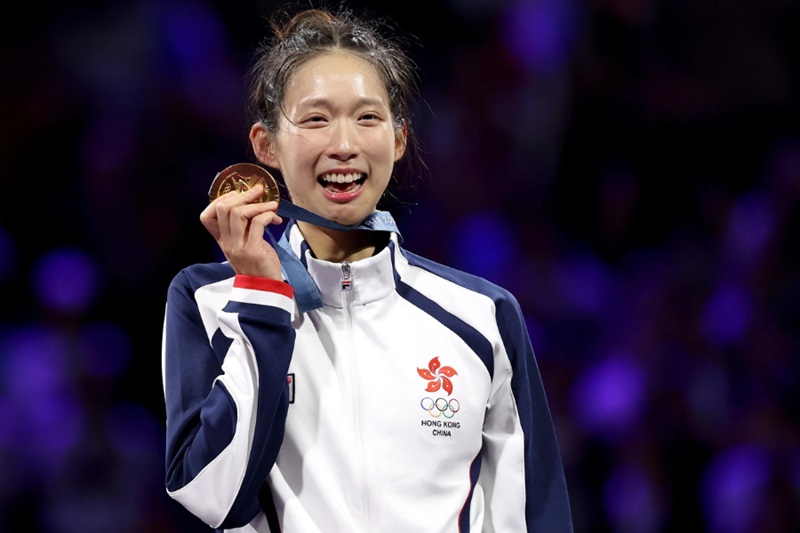 Nữ hoàng đấu kiếm Hong Kong, Vivian Wong xuất sắc giành HCV Olympic 2024.